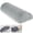 Grey, variant on Knee and Leg Pillow for Pain Relief, Memory Foam Bolster Pillow for Sleeping, Ergonomic Orthopedic Leg Elevation Pillow for Back, Neck, and Waist Support - Half Moon Shape,Black
