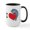 White/Black Inside, variant on CafePress - I Heart Manatees Large Mug - 15 oz Ceramic Large White Novelty Mug