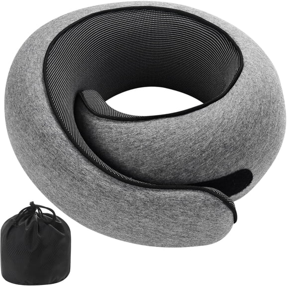 2025 New Memory Foam Travel Pillow for Airplanes,Neck Pillow for Traveling,Neck Plus Travel Pillow,Neck Plus Travel Neck Pillow