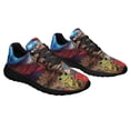 thumbnail image 6 of Puerto Rico Hibiscus Coqui Frog Shoes Sneakers Black Size 6, 6 of 7