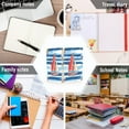 thumbnail image 6 of FORMRS 1-Subject Spiral Notebook 8" x 5" College Ruled 60 Refillable Sheet A5 Hard Cover, 2 Pack, Red Sailboats, 6 of 7