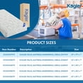 thumbnail image 6 of Kogler 6-Inch Gel-Infused Memory Foam Truck Mattress Pallet with Nylon Cover, 18 Units Rolled for RV Short Queen, Navy, 42x80, 6 of 8