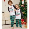 thumbnail image 4 of URMAGIC Matching Family Pajamas Sets Christmas PJ's with Letter and Plaid Printed Long Sleeve Tee and Bottom Loungewear, 4 of 4