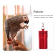 thumbnail image 5 of 1 UNID Caja de alimentación de loro creativo Metal PET PET FEODER Pájaro Pájaro Pájaro Jar Bird Supply, 5 of 5