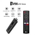 thumbnail image 3 of TV98 ATV Stick Mini 1+8G Soporte 4K HD Bluetooth 5G Wifi BT5.0 Control Remoto por Voz Smart TV Box, 3 of 5
