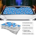 thumbnail image 3 of Yiaed Gnomes in USA Print Car Windshield Sunshade Front Auto Car Front Window Sun Shade Foldable Sun Visor Shield Cover Auto Accessories for Sedan SUV Truck-Small, 3 of 5