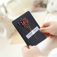thumbnail image 4 of Thinking of You Cards with Envelopes Fmlxio Hand Written Dried Flower Greeting Card Birthday Gift Card Thanksgiving Christmas Wishes Valentine's Day Teacher Card on Clearance, 4 of 6