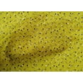 thumbnail image 4 of oneOone Cotton Cambric Lime Green Fabric Leaves,Floral & Triangle Geometric Sewing Material Print Fabric By The Yard 42 Inch Wide, 4 of 4