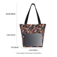 thumbnail image 3 of Fotbe Vintage Floral Bolsa de Playa con Estampado, Bolsa de Hombro, Bolsa de Mano Espaciosa, Bolsa de Viaje Ligera, Bolsa de Compras Versátil, 3 of 6