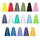 thumbnail image 5 of Cateissary 10 piezas de tapas de plumín antideslizantes, práctica funda de silicona para pantalla táctil, funda para punta de bolígrafo, bajo ruido, Electrónica Cielo azul, 5 of 6