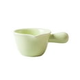 thumbnail image 1 of Shisuyan Ceramic Milk Pan Cooking Pot 70ML Mini Ceramic Cookware Casserole Food Supplement Milk Pot Single Handle Porridge Pot Small Stockpot (Green), 1 of 8