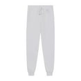 thumbnail image 4 of WTOBBY Women's High Waisted Joggers with Pockets, Tapered Leg Drawstring Lightweight Sweatpants for Athletic and Casual Activities,White 2XL, 4 of 5