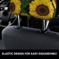 thumbnail image 6 of 2 PCS Car Headrest Cover, yellow Sunflower Realistic Aesthetic Soft Car Seat Head Rest Cover Protector Interior Car Accessories Seat Covers for Cars Truck Auto Only Covers, 6 of 8