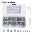 thumbnail image 3 of Sidaley 290 Unids/set Coche 10 Tipos Tornillo de Acero Inoxidable Surtido Tornillos Hexagonales Portátiles Kit Surtido de Accesorios Vehículos, repuestos y accesorios Mis Sidaley VI018619-00, 3 of 6
