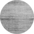 thumbnail image 2 of Addison Rugs Mayfield Premium Machine Washable Transitional Stripes Gray Round Rug, 8' x 8', 2 of 6