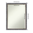 thumbnail image 2 of Amanti Art Two Tone Blue Copper Beveled Wood Wall Mirror 26.25 x 20.25 in., 2 of 10