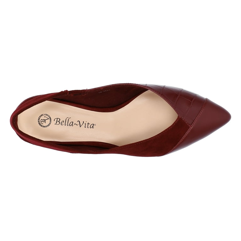 Burgundy flats hotsell walmart