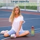 thumbnail image 4 of Soidarity Colador de botella de agua para hacer ejercicio con gradiente de 1L, soporte de vaso de plástico a prueba de fugas de gran capacidad para viajes Ropa Deportiva, Zapatos No.01 Soidarity OD002189-01, 4 of 6