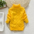 thumbnail image 3 of OGLCCG Boys Turtleneck Sweaters Kids Winter Soft Thick Warm Cable Knit Pullover Sweater Solid Color Casual Long Sleeve Jumpers 1-10 Years, 3 of 4