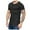 Black, variant on DDAPJ pyju Men Personality Ripped Short Sleeve Shirt Novelty Design Irregular Shirts Crewneck Slim Fit Party Tops Cool Street Biker Shirt