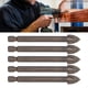thumbnail image 3 of Brocas, 5 piezas Broca cruzada Broca cruzada Herramientas Han Calidad inigualable, 3 of 9
