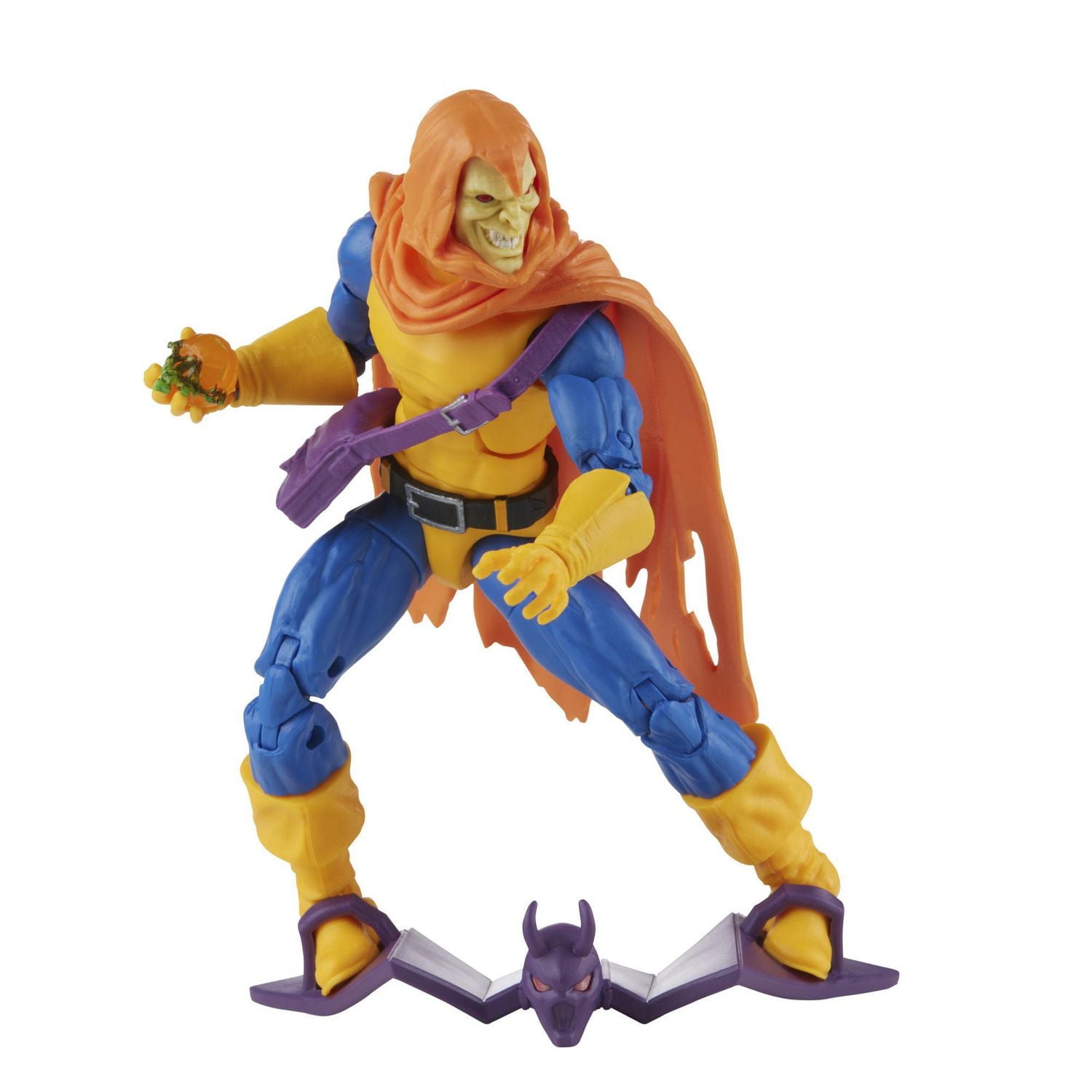 Marvel Legends Series Spider-Man, figurine Hobgoblin de 15 cm, inclut 3 accessoires : planeur, bombe-citrouille, sacoche