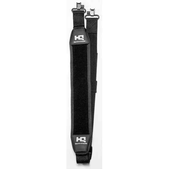 HQ Outfitters HQ-NRS-BK Stretch Neoprene Sling with Swivels. Black, Stretch Neoprene Sling with Swivels