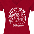 thumbnail image 4 of Inktastic Summer Vacation Mode Panama City Beach Florida Women's V-Neck T-Shirt, 4 of 5