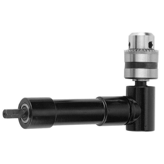 Cergrey 90 Degree Right Angle Chuck Key Drill Adapter Attachment Extension Bit Holder, Right Angle Drill Extension, Right Angle Drill Adapter