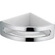 thumbnail image 1 of 11657010000 Elegance Shower Corner Basket Chrome/white, 1 of 5