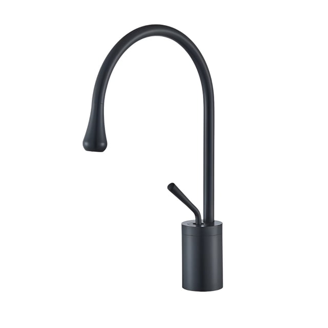 Grifo Mezclador Para Baño Lavabo Llave Monomando Fregadero Acabado Mate Color Negro