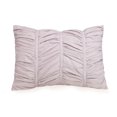 thumbnail image 4 of MODERN HEIRLOOM Emily Texture (Purple) 3-Piece Comforter Set, Ruched All Seasons Bedding, Machine Washable - King Size, 4 of 5