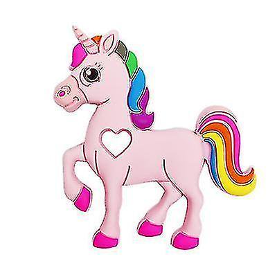 Mordedor de silicona con forma de unicornio, juguete para molares de bebé??? ?Rosa??‰ ZefeiWu 8390614078581