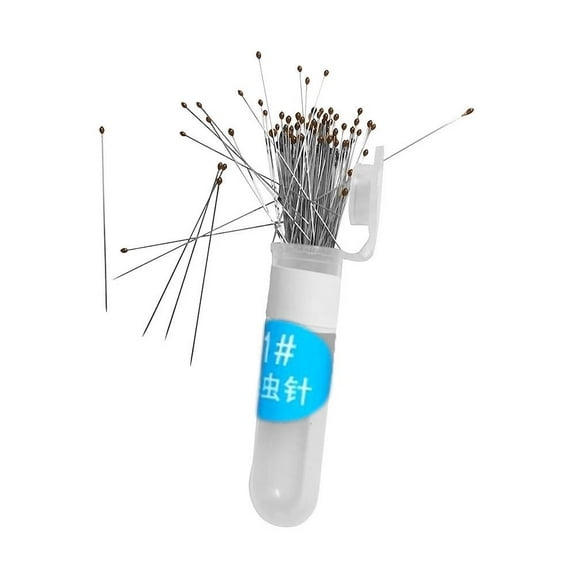 100 Pcs Stainless Steel Insect Pins, Making Specimen Needles for Insect Specimen, Butterfly Collection, School Lab & Specimen Display