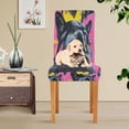 thumbnail image 6 of BZSMCE Chairs Slipcovers Dining Chair Covers Bold Reflection Creative Pattern, 6 of 7
