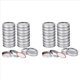 thumbnail image 1 of 40 Piezas Juego de Tapas y Anillos para Tarros de Masón para Enlatado de Boca Regular, Tapas una Prueba de Fugas y de Tipo Dividido para Tarros de Bola Kerr (70 mm), 1 of 5