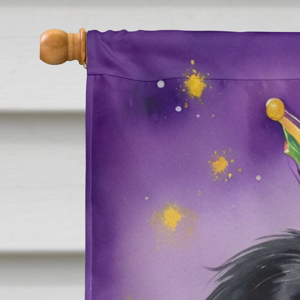 Japanese Chin King of Mardi Gras House Flag 28 in x 40 in