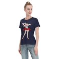 thumbnail image 4 of Women's Basic Short Sleeve T-Shirt Sailor Moon Rei Hono, 4 of 6