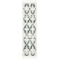 thumbnail image 2 of SAFAVIEH Berber Fringe Amable Geometric Shag Runner Rug, Cream/Blue, 2'2" x 10', 2 of 10