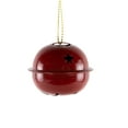 thumbnail image 5 of Snowflakes and Stars Christmas Jingle Bell Ornaments - 1.5" - Burgundy - 12ct, 5 of 7