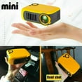 thumbnail image 3 of 7000 Lumen Portable Pocket LCD Projector 1080P HD Home Theater Cinema HDMI AV TF - Black, 3 of 9
