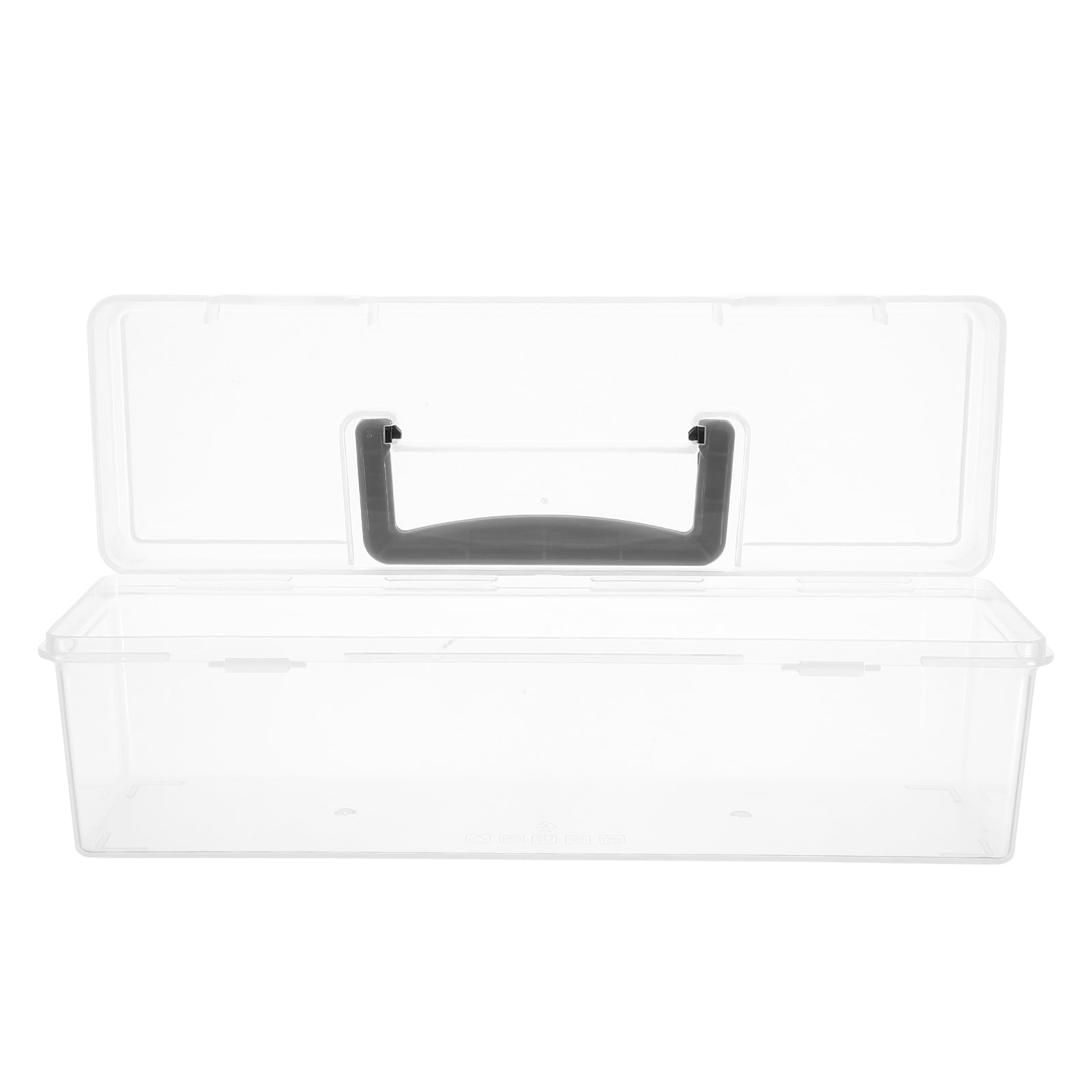 Phenofice Tool Storage Case for Homeowners Transparent Parts Organizer Box with Storage 1Pack