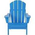 thumbnail image 4 of Paradise 3-Piece Set Folding Adirondack Chair with Square Side Table and Ottoman, 4 of 10