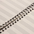thumbnail image 4 of Blank Sheet Music Composition Manuscript Staff Paper Art Music Notebook 50 Pages 26x19cm, 4 of 4