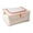 Orange L, variant on Tunhigl 40L Clear Storage Bags with Zipper and Handle for Clothes Heavy Duty Plastic Blanket Clothes Moving Bags Cloth Bins for Blanket Comforter Clothing, S