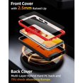 thumbnail image 4 of CaseBorne ArmadilloTek V Case for Samsugn Galaxy A12 with Built-in Screen Protector & Kickstand Full-Body Multi-Layer Rugged - Red, 4 of 6