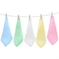thumbnail image 6 of Organic Cotton Muslin Baby Washcloths Ultra Soft Gentle Absorbent Face Towels Burp Cloths for Bath Time Essentials Hypoallergenic Wash Wipes, 6 of 9