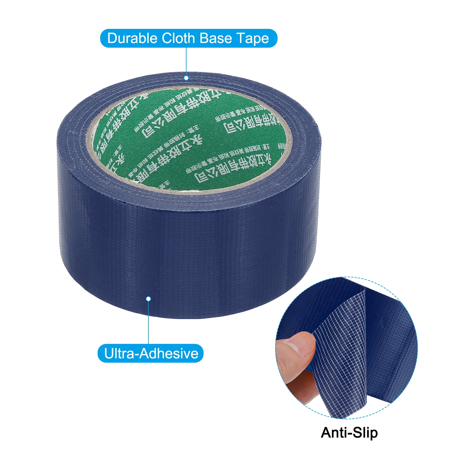 Uxcell Pickleball Ball Court Marking Tape 66ft, Marking Edge Guard Ultra-Adhesive Tape, Navy Blue 2 Pcs