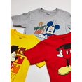 thumbnail image 3 of Disney Little Boys Toddler Mickey Mouse 3-Pack T-Shirts, Assorted, 3T, 3 of 3