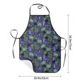 thumbnail image 4 of Fuzoiu Magic Toads in Hats Print Waterproof Apron, Kitchen Apron for Women Men Chef, Apron for Christmas Dinner Party Cooking Baking Crafting House Cleaning Kitchen, 4 of 7